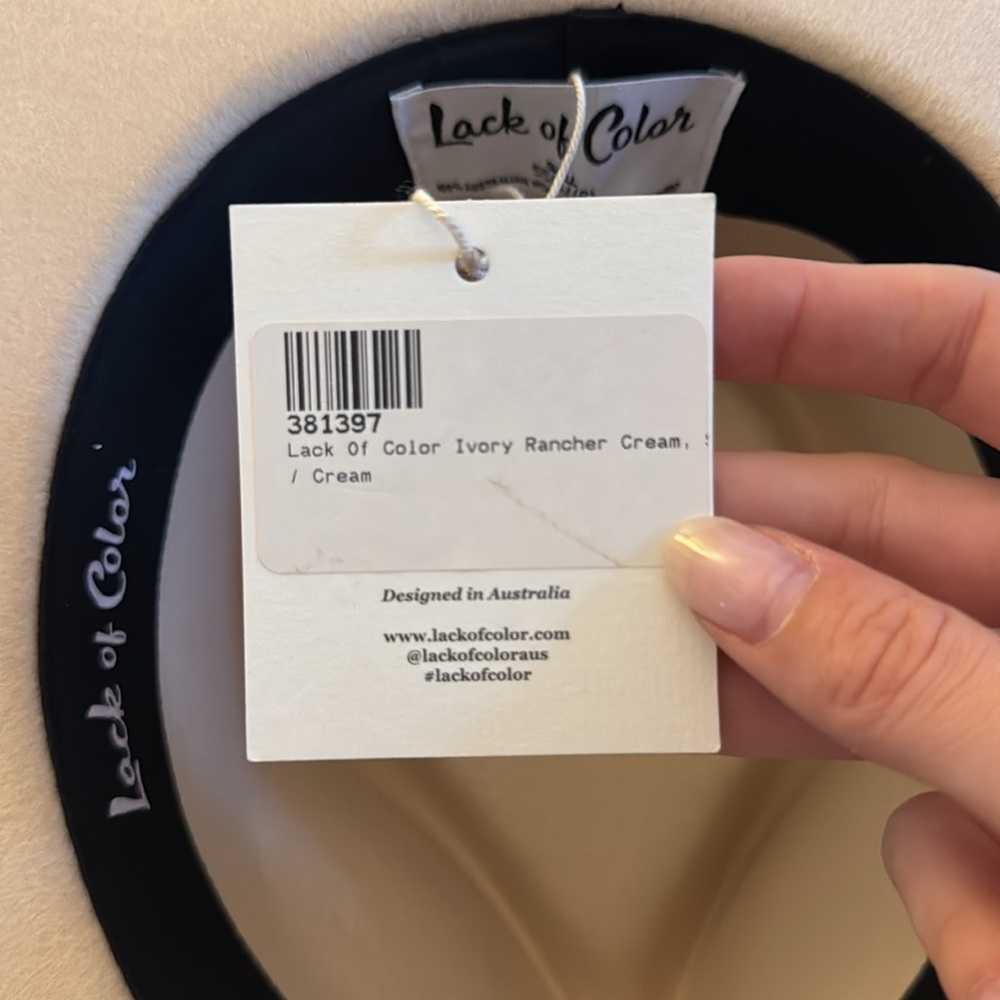 Lack of Color Ivory Cream Rancher - Size Small - Picture 3 of 3